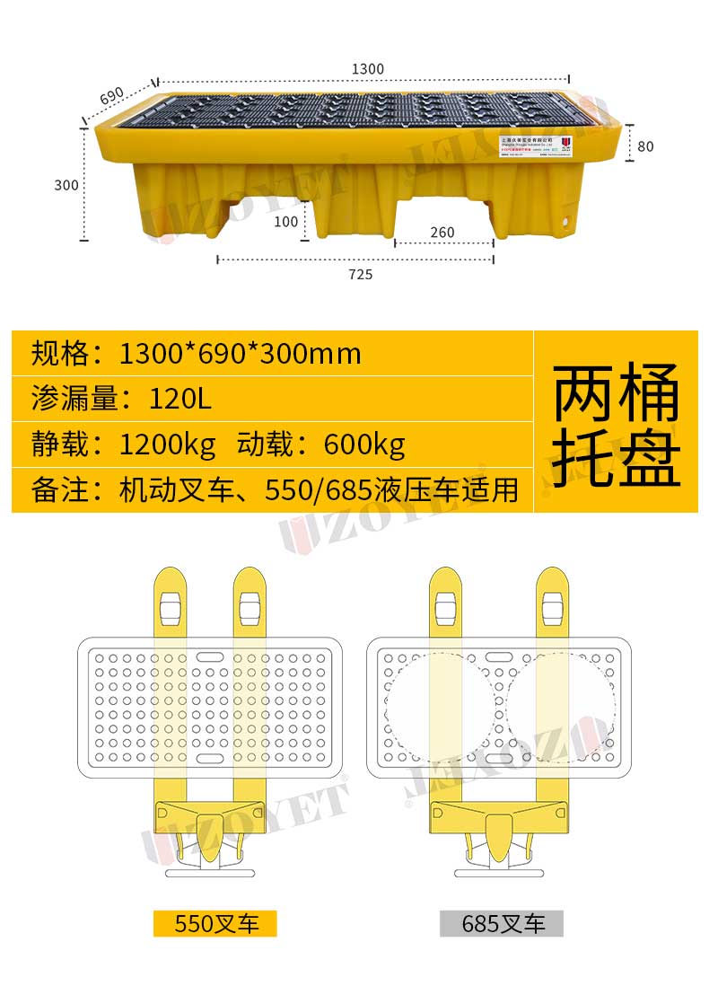 兩桶防滲漏托盤尺寸規(guī)格